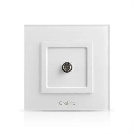 پریز آنتن TV ونوس SS سفید