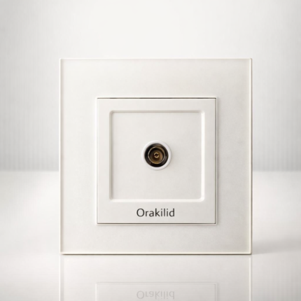 پریز آنتن TV ونوس SS سفید