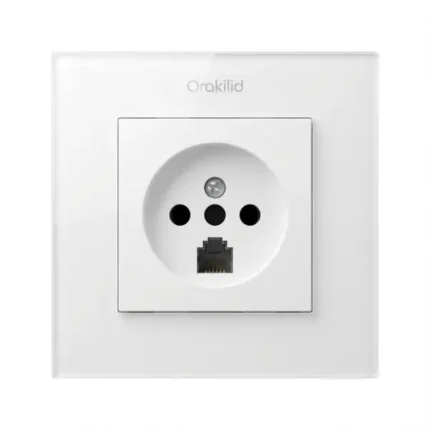 پریز تلفن ونوس SS سفید