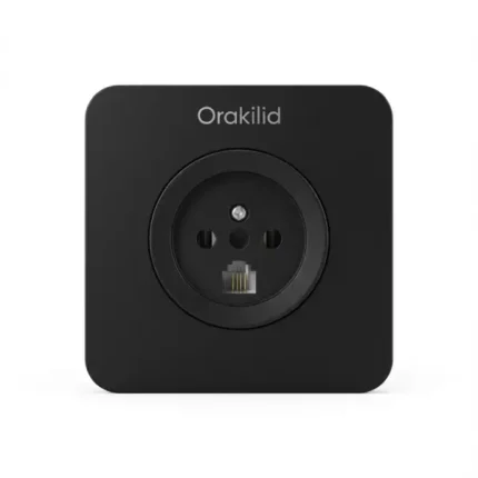 پریز تلفن ونوس CC مشکی مات